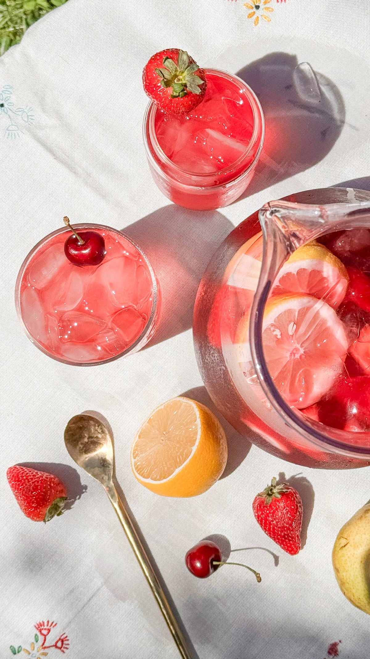 Strawberry Rose Sangria